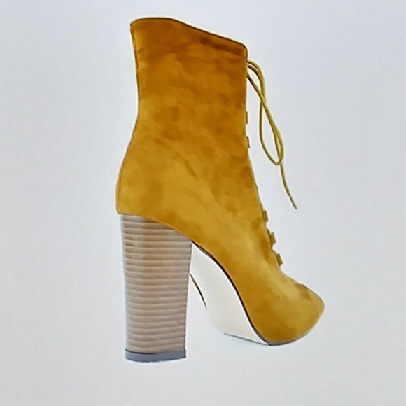 Chase & Chloe Lace-Up Booties - Picture 3 of 4